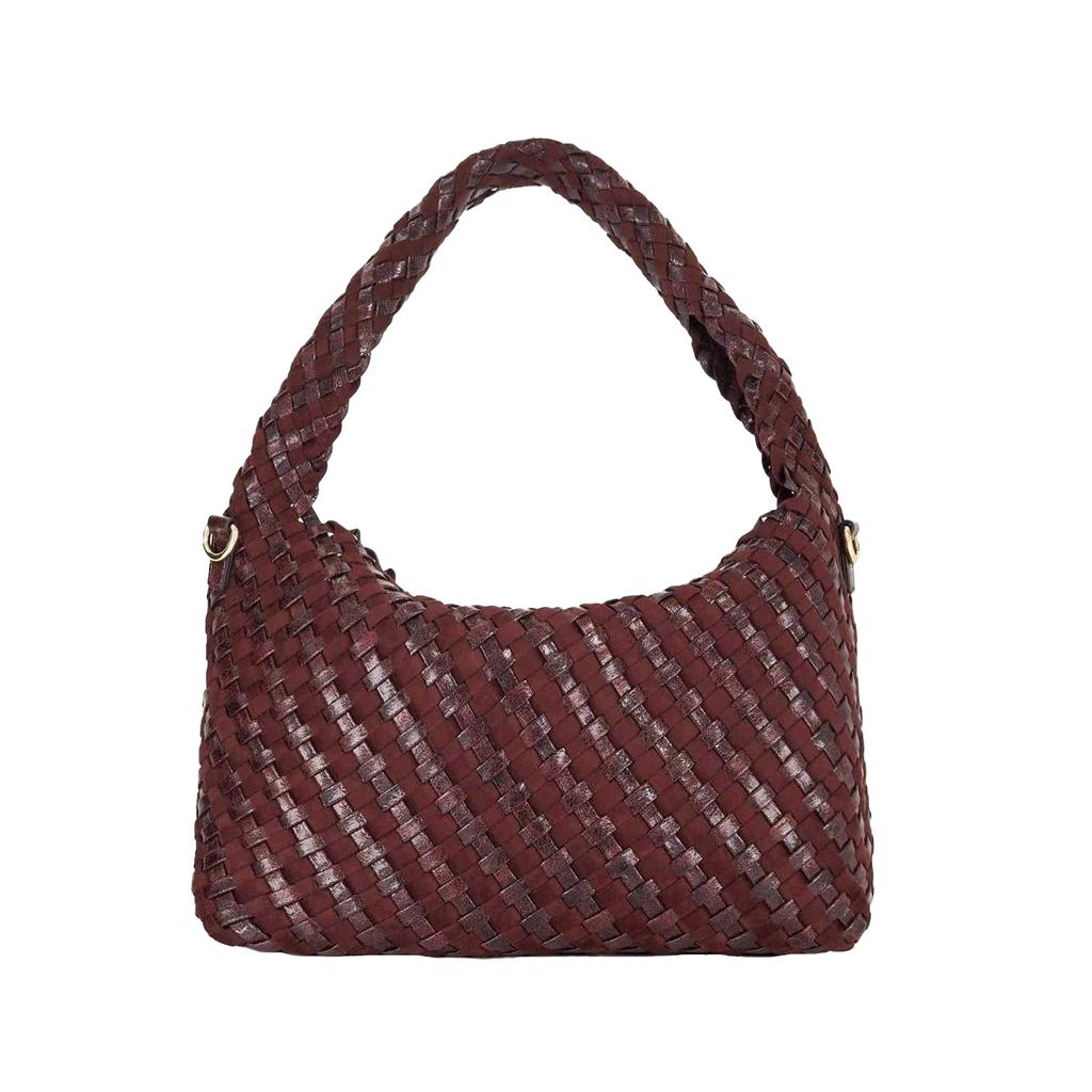 Dune London Basket Weave Hobo Bag