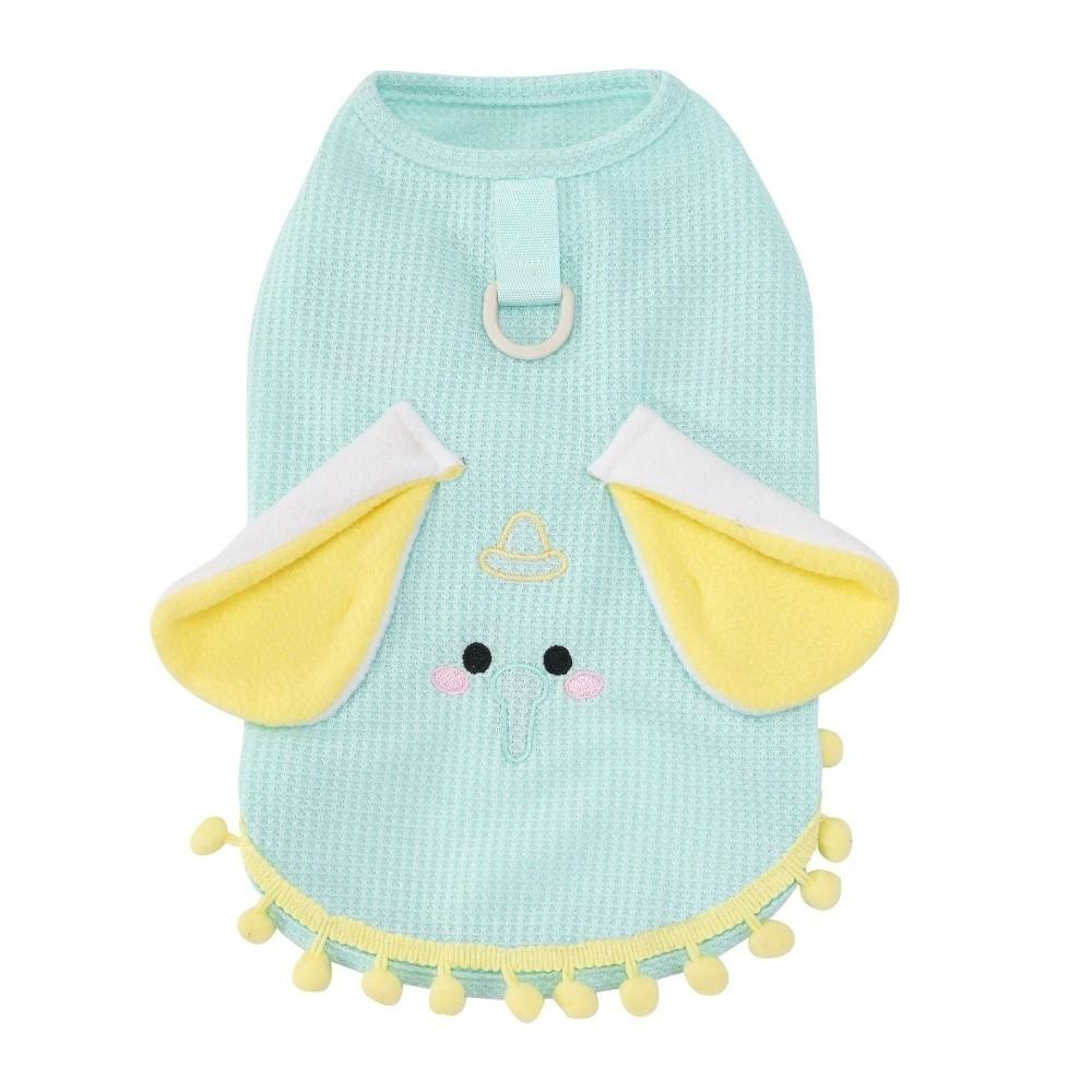 Comfortable Dog T-Shirt Cartoon Cat Traction Suit Pet Pullover Pet Vest  Spring Summer XXL синий