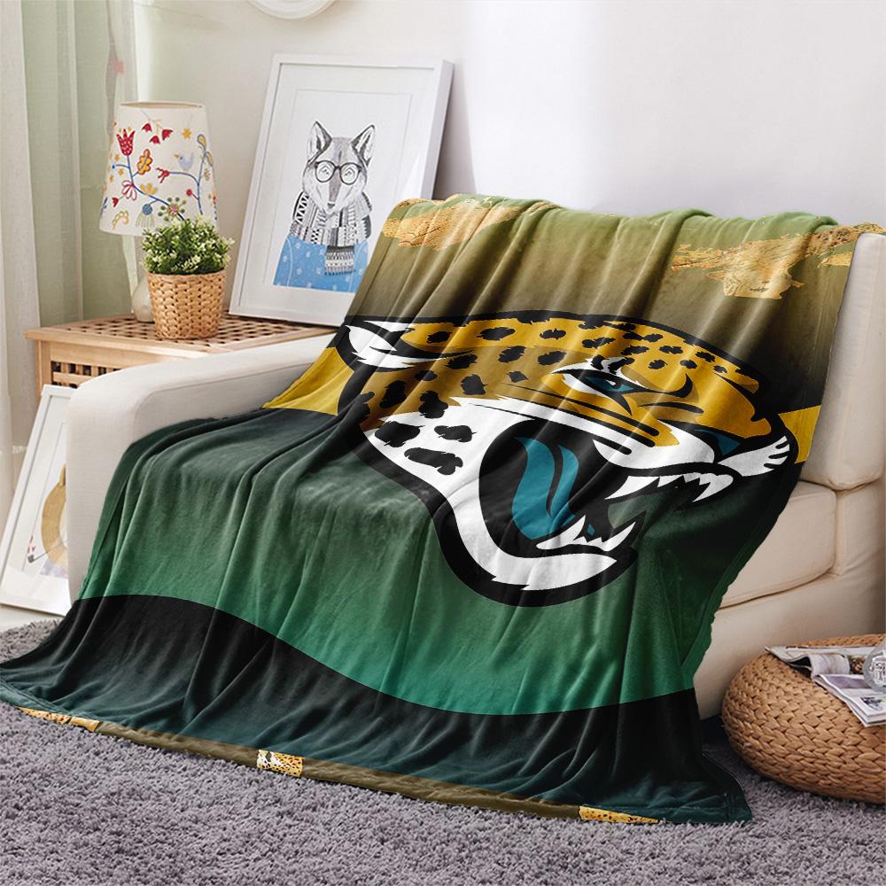 Jacksonville Jaguars2 Flannel Blanket, High Quality Comfortable for All Seasons, Home Decor, Warmth and Comfort