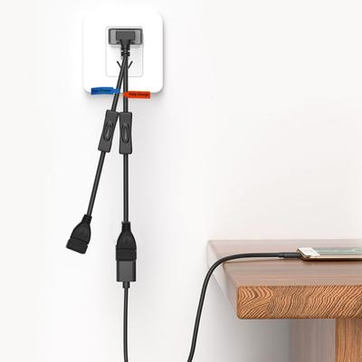 USB Splitter Y Cable USB 1 Male To 2 Female Extension Cord Double USB Port Extender Hub Data Charger Power Split Adapter