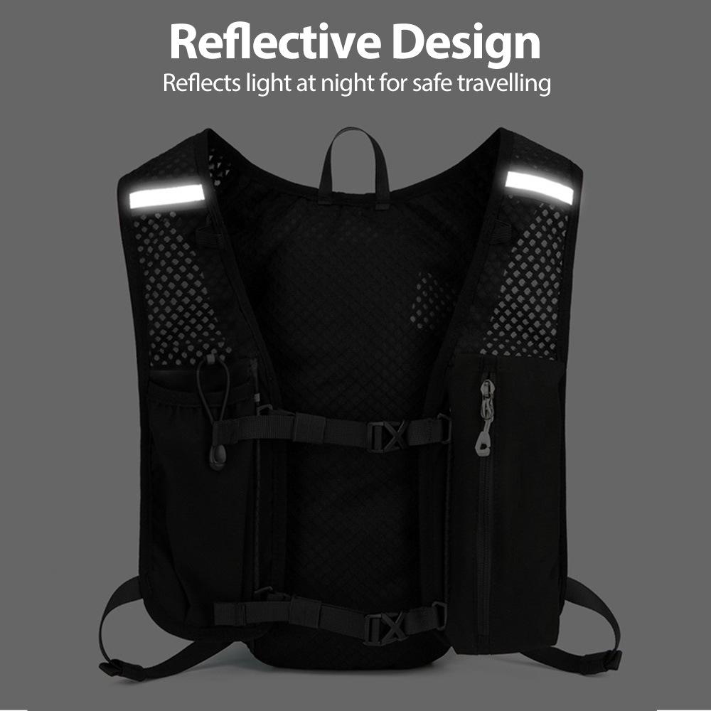 Breathable Lightweight Hydration Backpack for Outdoor Sports, Running, and Mountaineering – Unisex Double Shoulder Vest