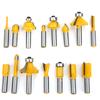 15PcsCelsiusSet Cemented Carbide Router Bit Woodworking Milling Cutter Kit with Storage Box