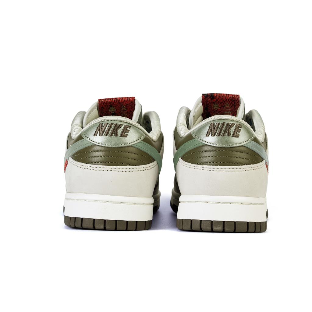 Nike Dunk Slip Resistant Abrasion Resistant Low top Skateboard Shoes Unisex Beige Green HV5980-231 (Team676-)
