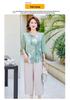 Mom's Stylish 2026 Chinese-Style Short-Sleeve Two-Piece Set for 50+ Women