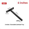 1PCS 4"6" Folding Shelf Support Bracket Hidden Floating Wall Shelf Support Brackets for Heavy Duty Bracket