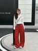 2026 Spring Women's Korean Style Wide-Leg Casual Pants - Loose Slimming, Thirteen Line Design