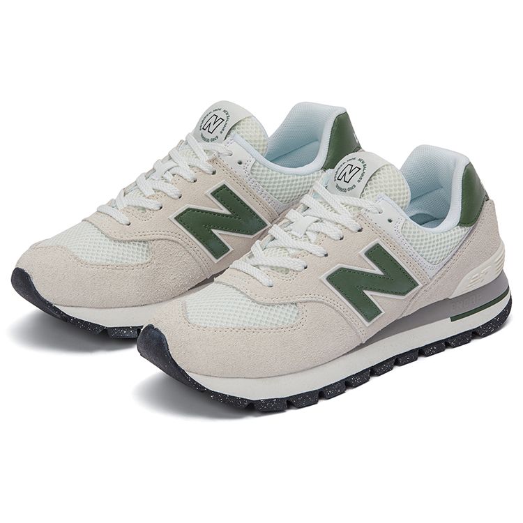 New Balance Nb 574 Fabric Cow Split Leather Comfortable Versatile Simple Lightweight Low-Top Lifestyle Casual Shoes Unisex Casual Shoes ML574DUG-D