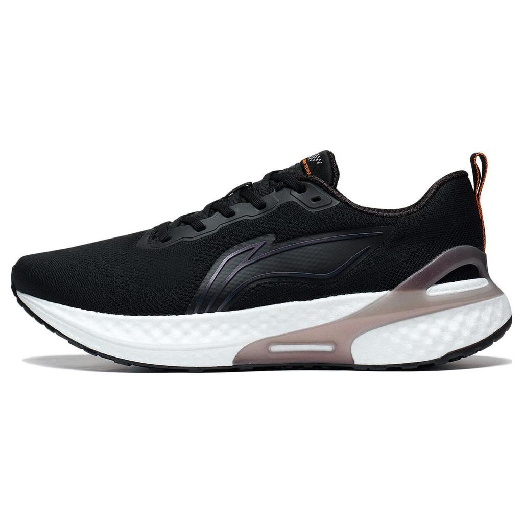 new LiNing YueYing Element Breathable Low Top Running Shoes Men's Black