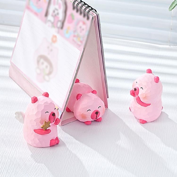 Colorful Capybaras Collectible Figurine Fun and Cute Decoration for Home or Workspaces