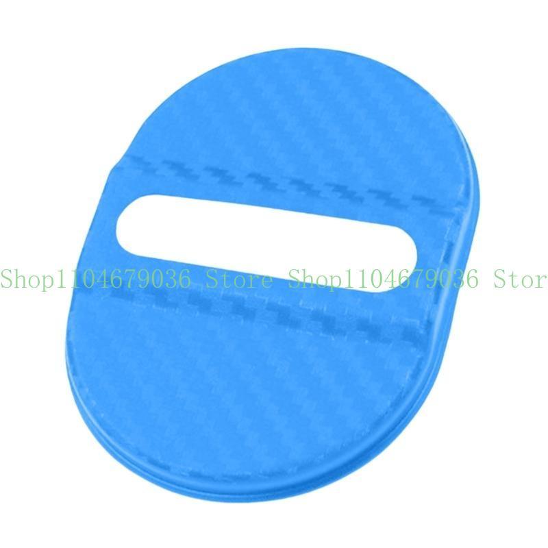 652F Car Door Latches Covers Waterproof Blue Auto Door Lock Guards Simple tallation for personalizes Vehicle Care