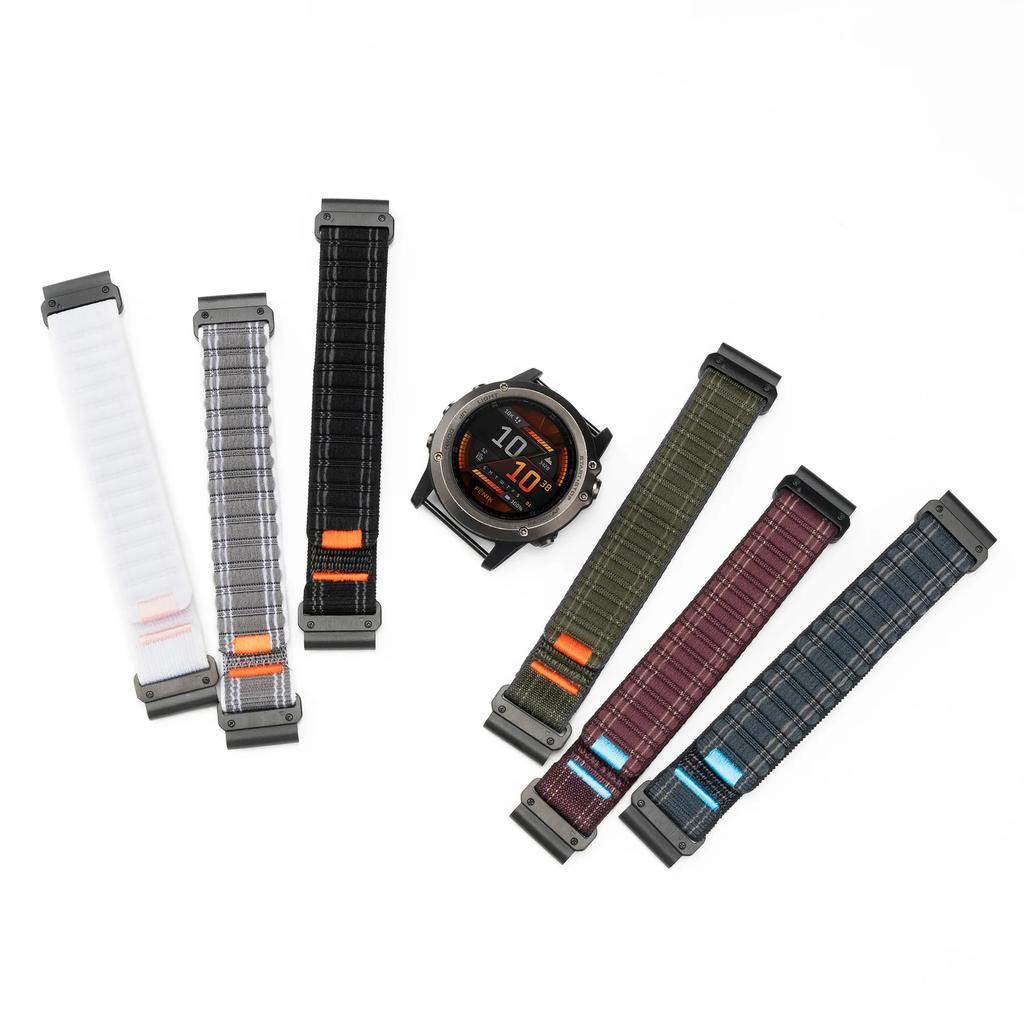 Fenix8 Watch Band For Garmin Fenix 8 51mm E 47mm 7 7X/Epix Pro/6 6X 5X Plus/Enduro 3 QuickFit 26/22mm Sport Nylon Strap Bracelet