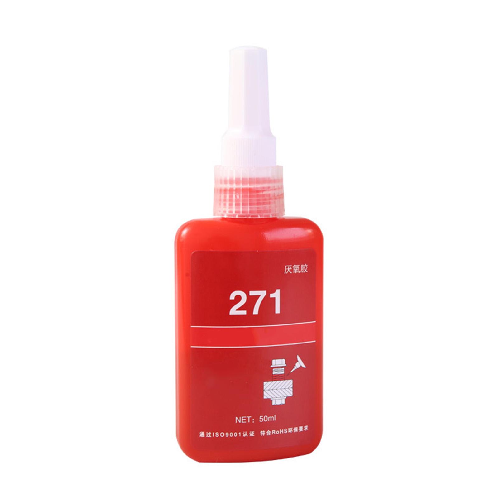 

50 мл анаэробный клей-фиксатор резьбы для болтов M6-M19 съемный фиксатор резьбы средней прочности 271 243 262 277 340 герметик для резьбы