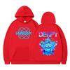 KPop Demon Hunter Derpy Cartoon Hooded Sweatshirt Men Women Korean Fashion Casual Clothing Hoodie Winter Oversized Pullover Tops