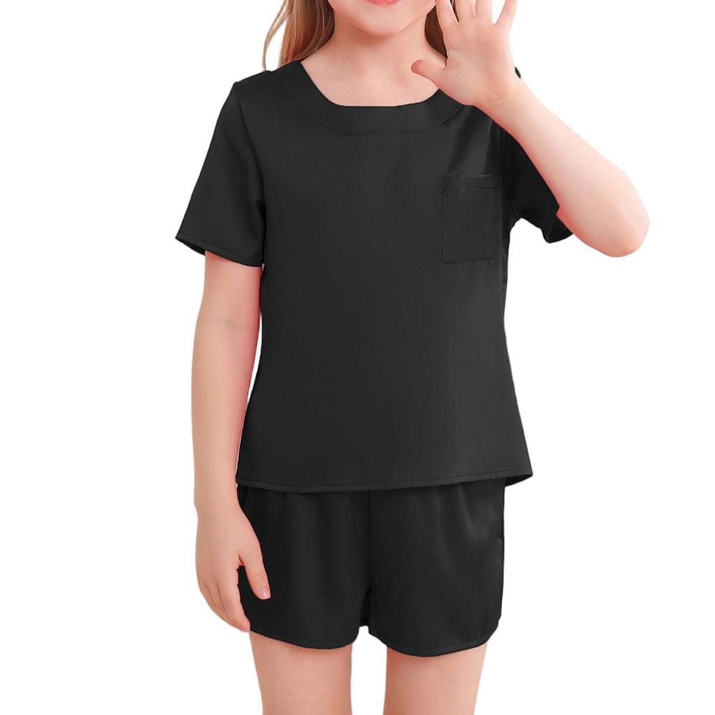 Children's Sleepwear 2-piece Home Clothes Short Sleeve Shorts Sleepwear Set