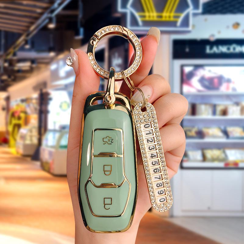 High-Grade Key Case for Ford Mondeo, Mustang, Edge, Kuga, Explorer, Taurus.
