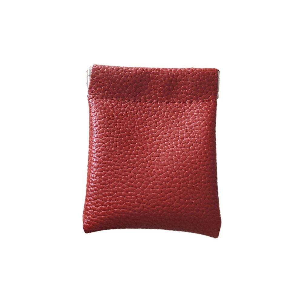 

Self-closing Self-closing Lipstick Bag Waterproof Mini Makeup Bag Jewelry Packing коричневый