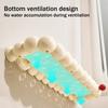 Suction Cup Storage Rack Waterproof Bathroom Rack Wall Mounted Storage Shelf Push-to-Lock Vacuum Seal Organizer Shelf for Kitchen Bathroom