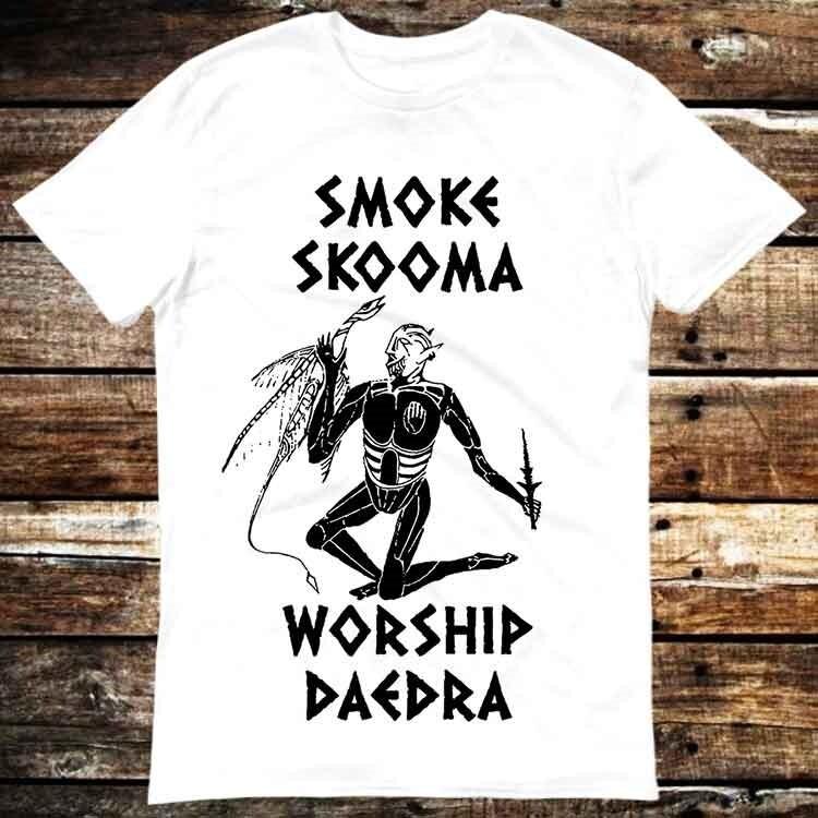 Smoke Skooma Worship Daedra Gamer Heartbeat T Shirt 6362 Unisex T-Shirt XL