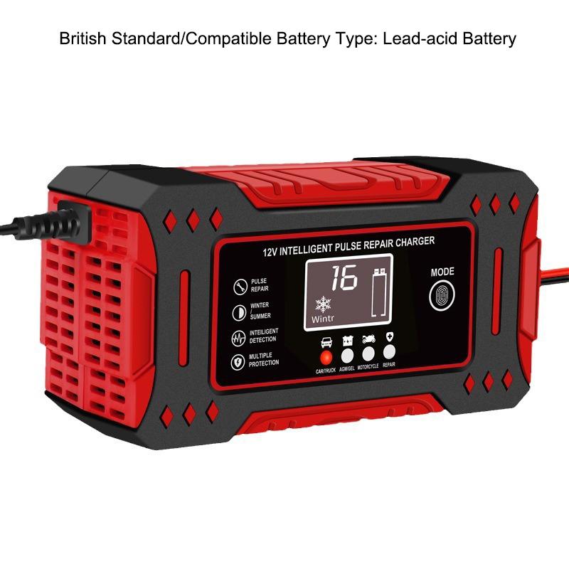 Battery Repair Lcd Display 6A 12V Intelligent Car Battery Charger Car And Motorcycle Battery Charging Unit Lead-Acid