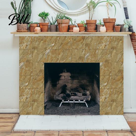 Scratch Resistant Wall Decor for Home 12PCS Imitation Marble Pattern Stickers, Self-Adhesive Waterproof EVA Realistic Stone Texture Stickers
