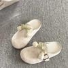 Retro Women's New Summer with Skirt Bag Head Half Slippers Women's Casual Shoes
