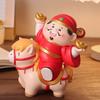 Resin Crafts Horse Year Mascot Ornament Cute Design God of Wealth Decoration  Home Decoration