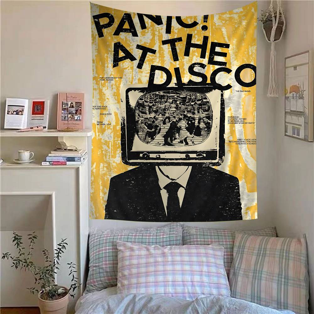 Band RRadioheades Hanging Bohemian Tapestry For Living Room Home Dorm Decor Japanese Tapestry