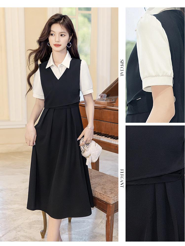 Teaching interview women's clothing small teachers wear summer new temperament speech skirt formal settings dress