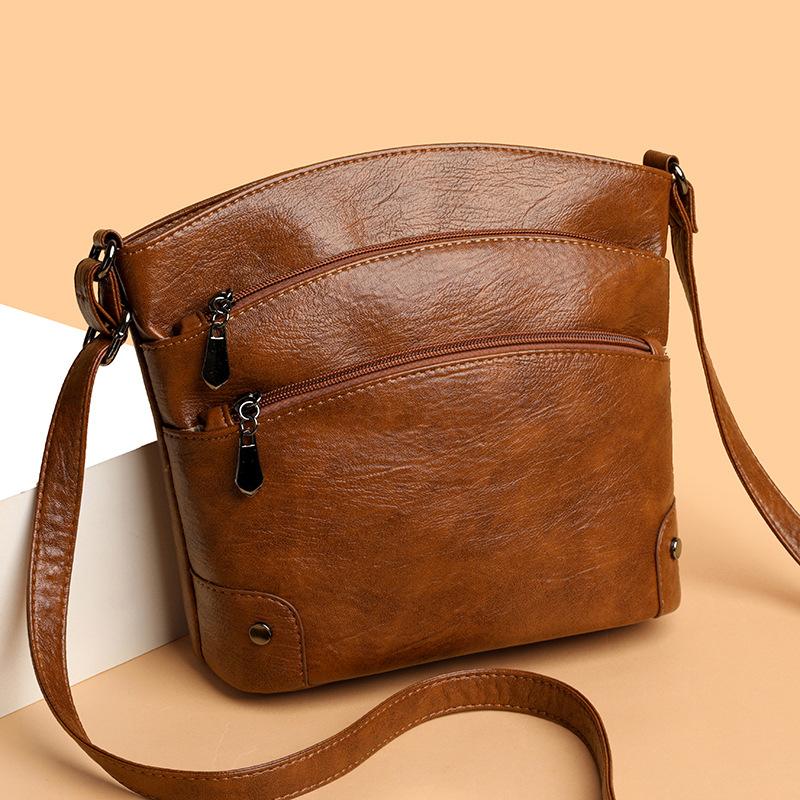Crossbody Bag Large-capacity Bucket Bag Women's Single-shoulder Bag Middle-aged Mother's Bag