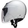 Kask motocyklowy Marushin w rozmiarze XL, kask półotwarty, M-520XL, srebrny, (61-62cm)