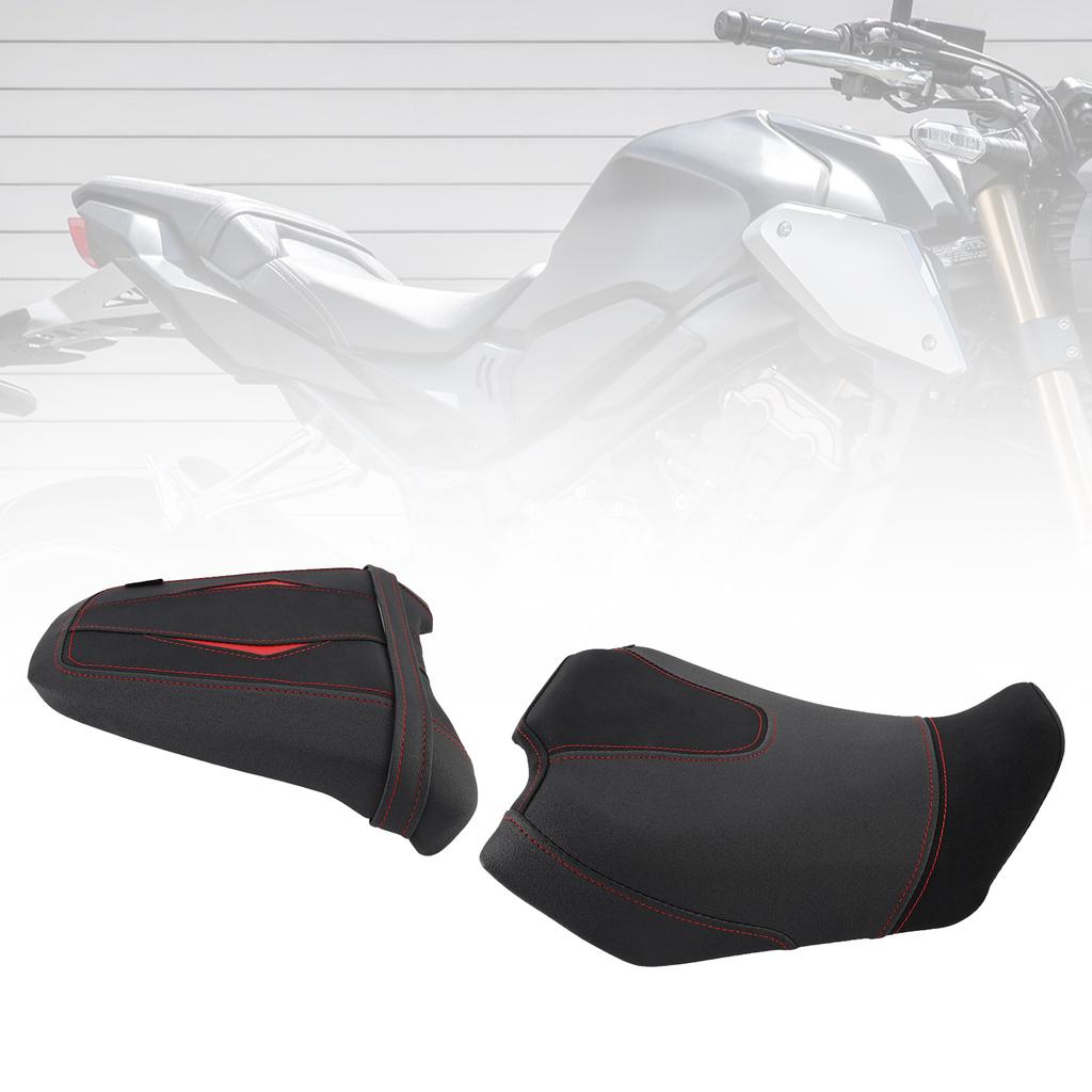 Front&Rear Raider Passenger Cushion Kit Black2 For Honda Cb650R Cbr650R 24-25