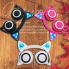 Foldable Headphones Cat Ear Led Music Lights Gaming Headset Stereo Super Bass