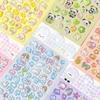 Cute 3D Crystal Stickers Cartoon Relief Decals for DIY Journaling Scrapbooking Puffy Sticker for Phone Laptop Kawaii Supplies