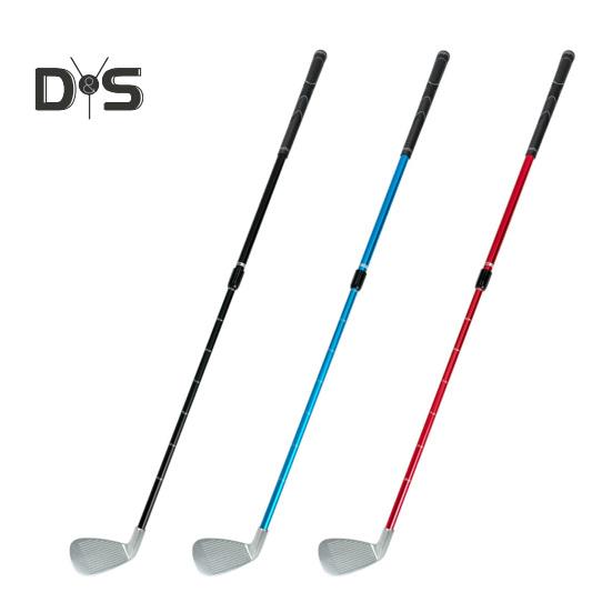 Tijă telescopică de tăiere reglabilă pentru club de golf, ax din aliaj de aluminiu, stânga și dreapta, cu echipament de golf la scară clară