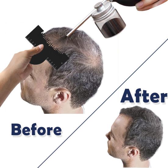 Hair Styling Template Color Enhancement Barber Card with Measurement Indicator Men Women Hairline Beard Lineup Guide Shaping Haircut Template