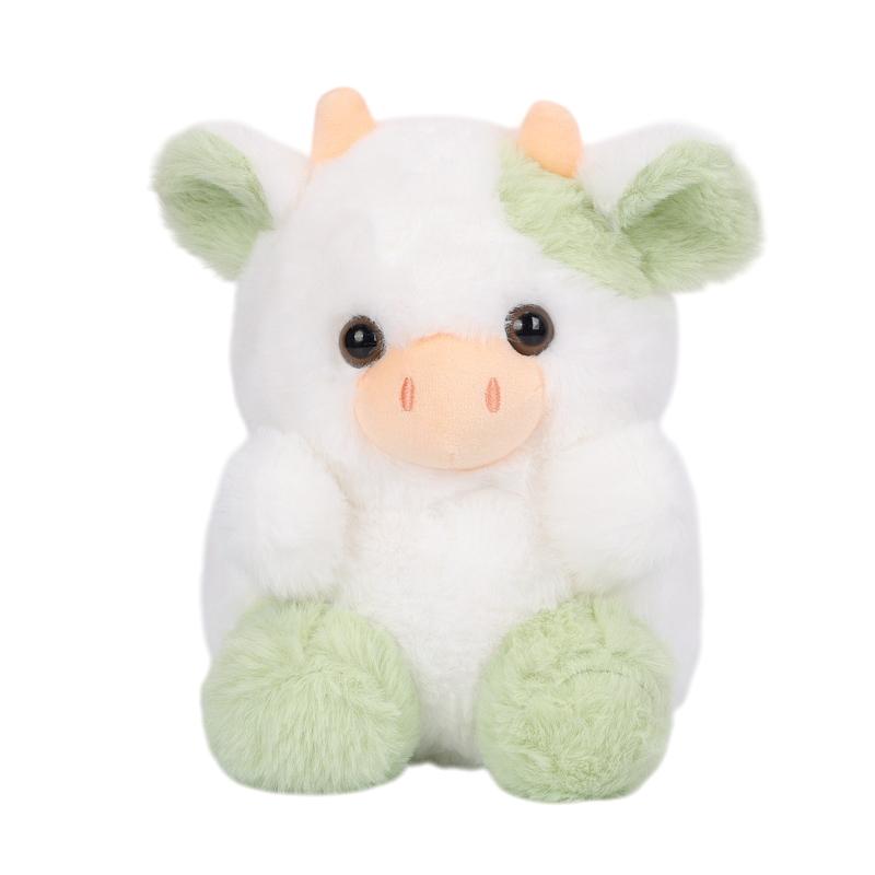 7 Inc Soft Pink Cow Plush Toy Cute Cartoon Strawberry Cow Calf Doll Children'S Toys Brithday Gift