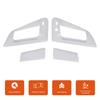 White ABS Exterior Door Handle Frame Trim For Nissan 370Z Z34 2009-