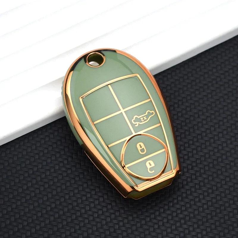 Soft Tpu Car Key Cover Case Car Styling Protector For Chrysler Jeep Grand Cherokee Dodge Durango Magnum Ram