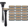 3-layer Stainless Steel Blade Men Razor Washable For Travel For Home Shaver Manual Shave Razors For Daily Face Care