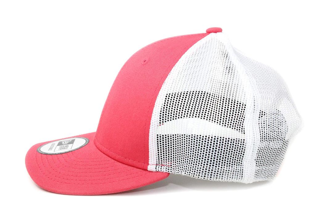 Trucker Cap Low Profile Snapback [New Era] CORAL/WHITE