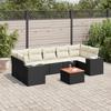 VidaXL Garden Lounge Set with Cushions 8 Pcs, Sofas and Patio Table, Outdoor Furniture Set Patio, Modern, 3257687