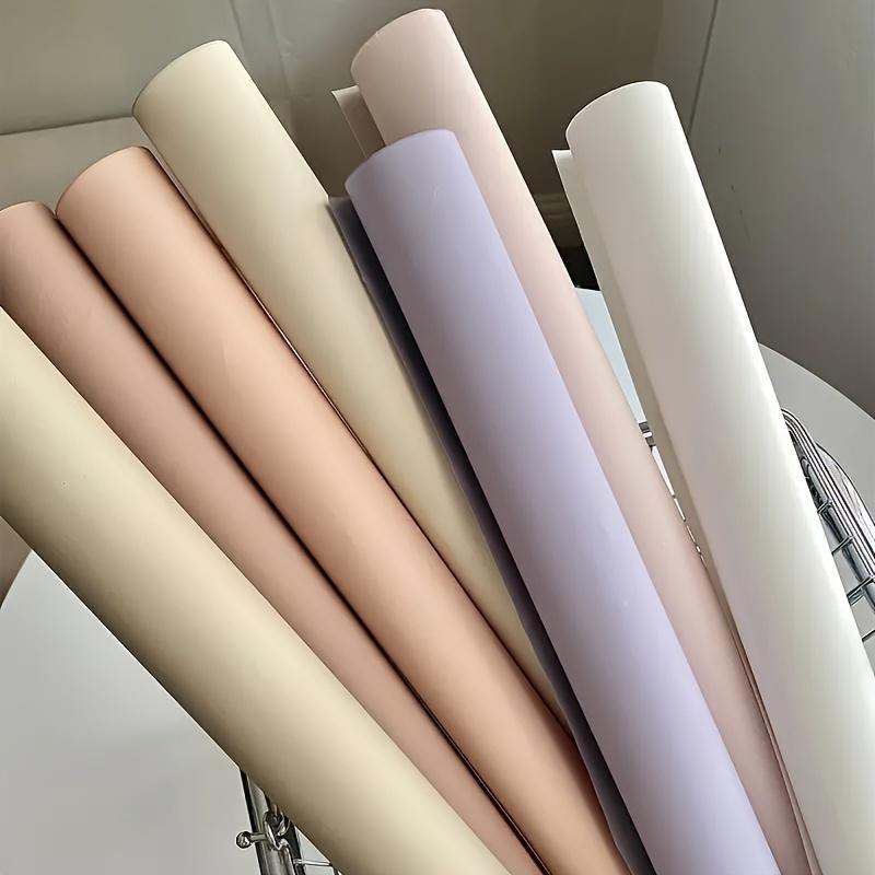 1 Rolle einfarbiges Blumen-Geschenkpapier 8 Yards Straußdekoration für Valentinstag Geburtstag Hochzeit