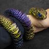 60Cm 3D Printed Snake Rotatable Joints Snake Figurines Creative Home Office Desktop Crafts Ornament  New Year Crafts Gift