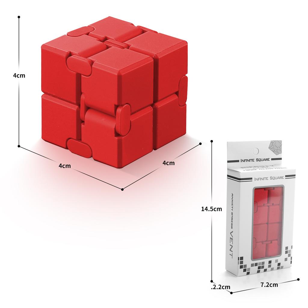 Infinite Rubik's Cube Variety Decompression Artifact Adult Decompression Metal Alloy Square Finger Toy
