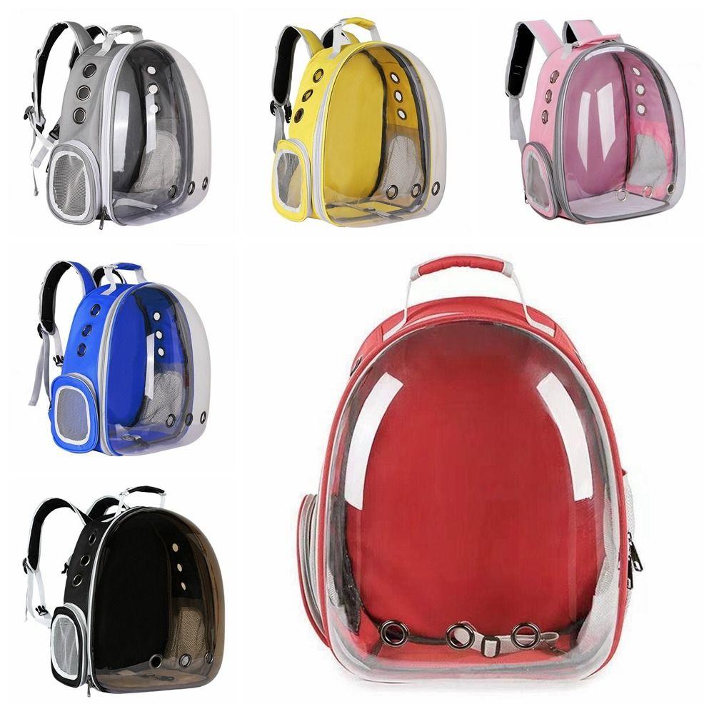 Multi Functional Transparent Pet Carrying Bag Large Space Pet Carrying Backpack  Small Dogs