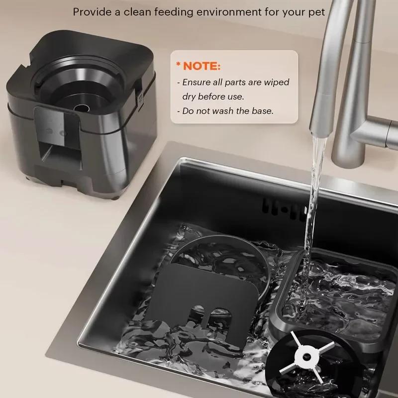2L Automatic Pet Feeder,Wifi Smart Cat Dog Food Dispenser,App Controlled Slow and Quantitative Feeding for Pets Cat Accessories.
