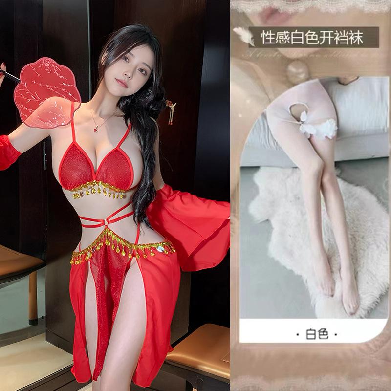 Sex underwear Exotic court Dunhuang retro sexy new fairy air fluttering princess nightdress Pure desire