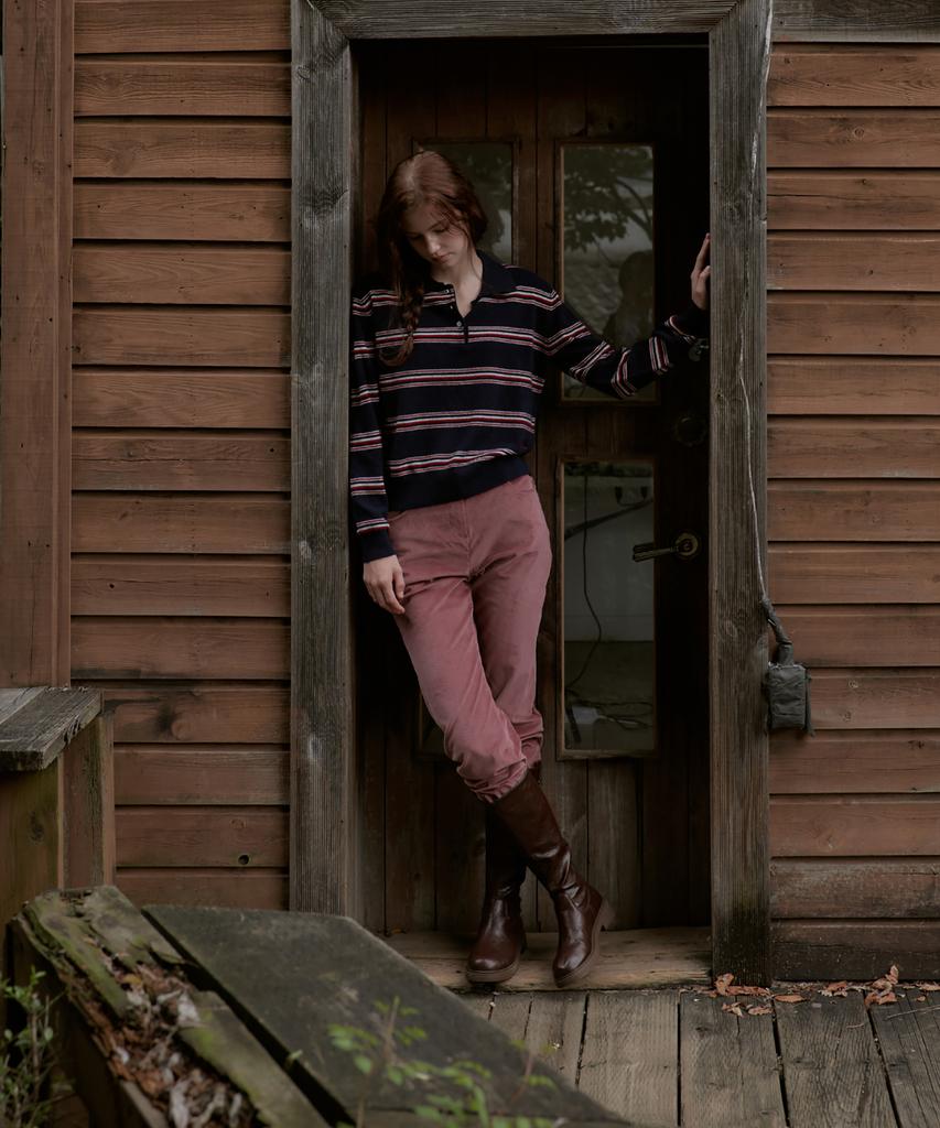 Seutyudioaenpaleukeu Corduroy Banding Pants_Pink