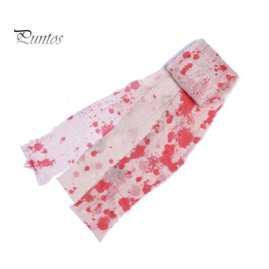 Blood Bandage Halloween Decoration Creepy Gauze Scary Artificial Blood Cloth Party Venue Layout Props for Haunted House