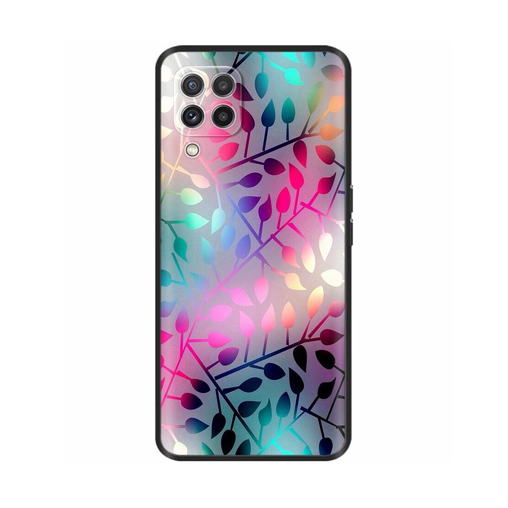Per Samsung Galaxy A12 Custodia Verniciata Morbido Silicone Liquido Protezione Fotocamera Copri Telefono Per Samsung M12 F12 A 12 Galaxy M12 Fundas